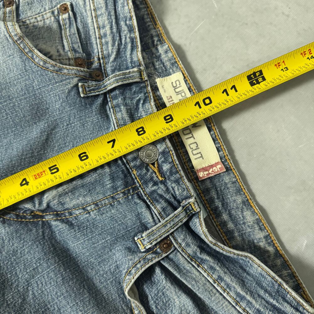 Levis 518 Superlow Bootcut Jeans Medium Wash - Size: 5M JR - Picture 7 of 8